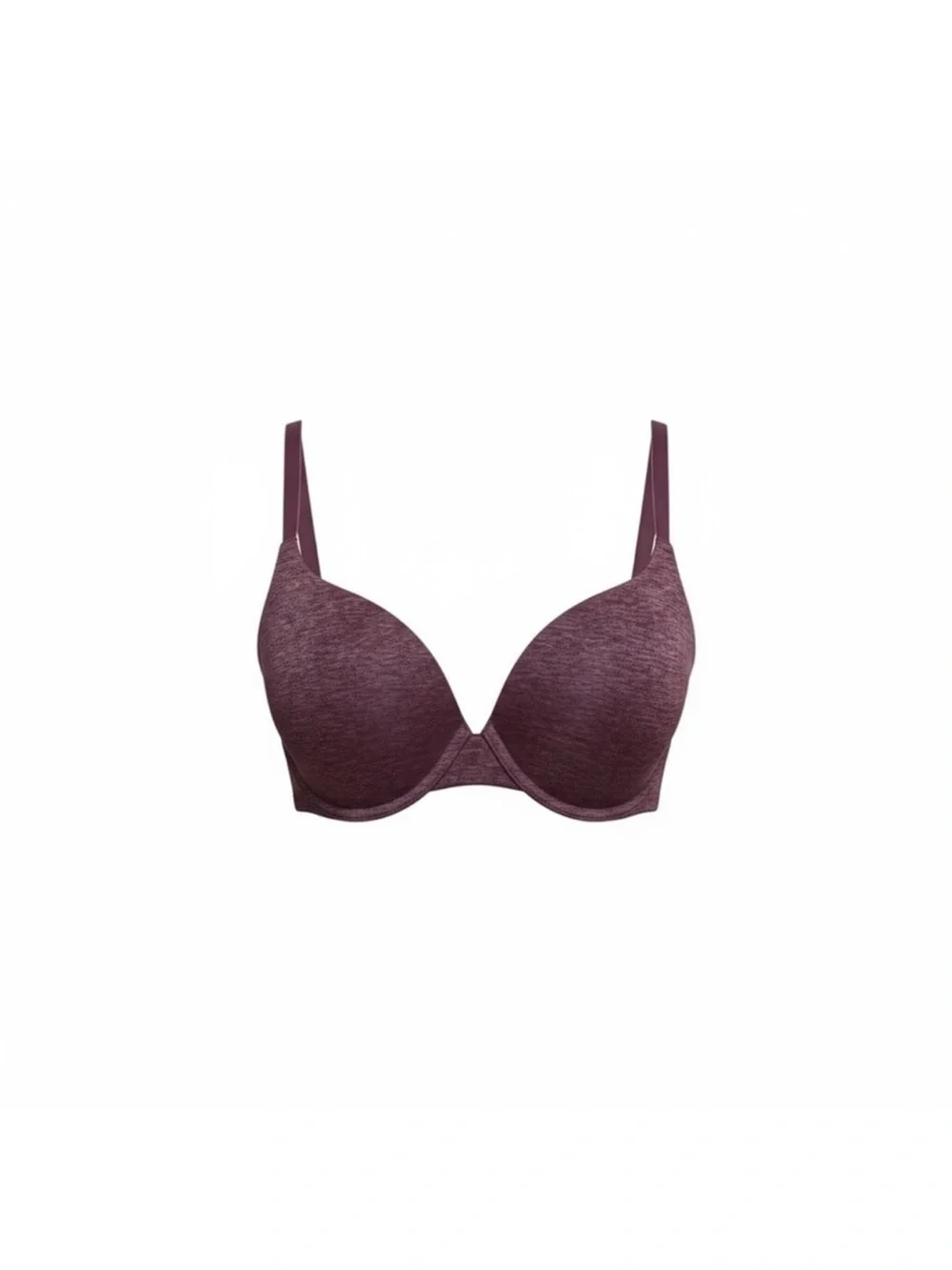 Victoria's Secret Burgundy Wine Padded Perfect Coverage underwire bra 34DD - Picture 2 of 13